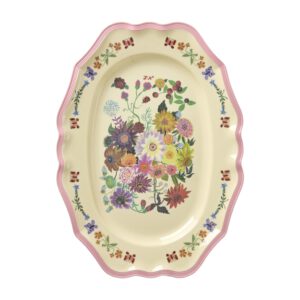 Groß Vintage Servierplatte - Nathalie Lété Print