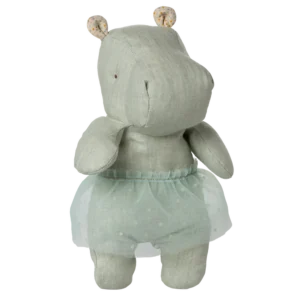 Nilpferd mit Tutu - blau